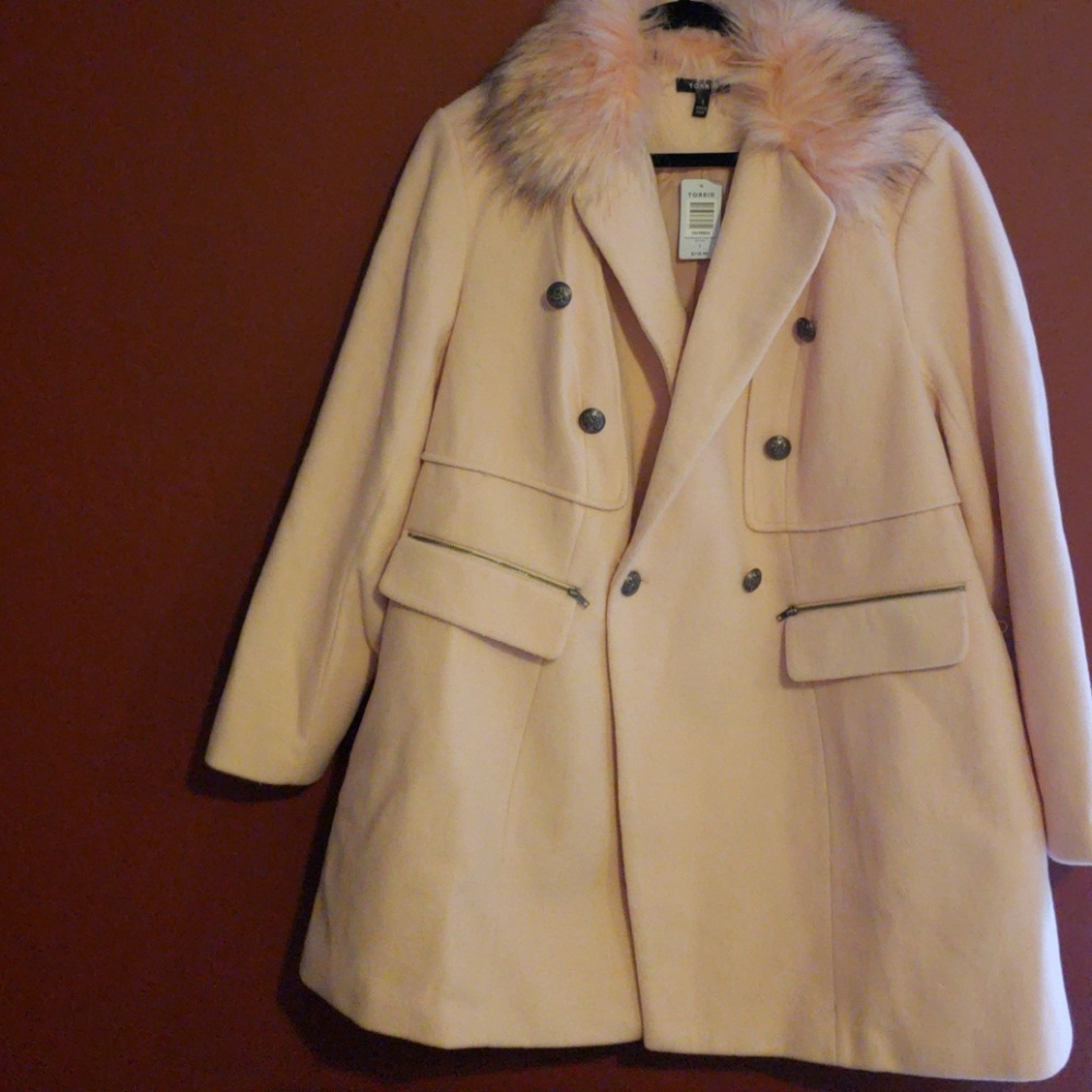 Torrid faux cur Coat
